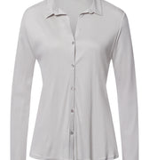 Grand Central Silk Blend Shirt | Silver Vapor 77305-2652